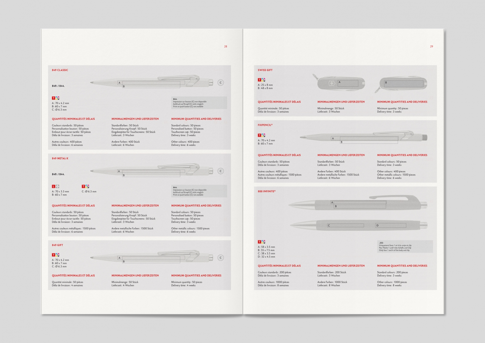 Caran d'Ache - Catalogue produits