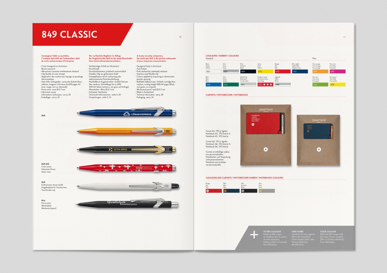 Caran d'Ache - Catalogue produits