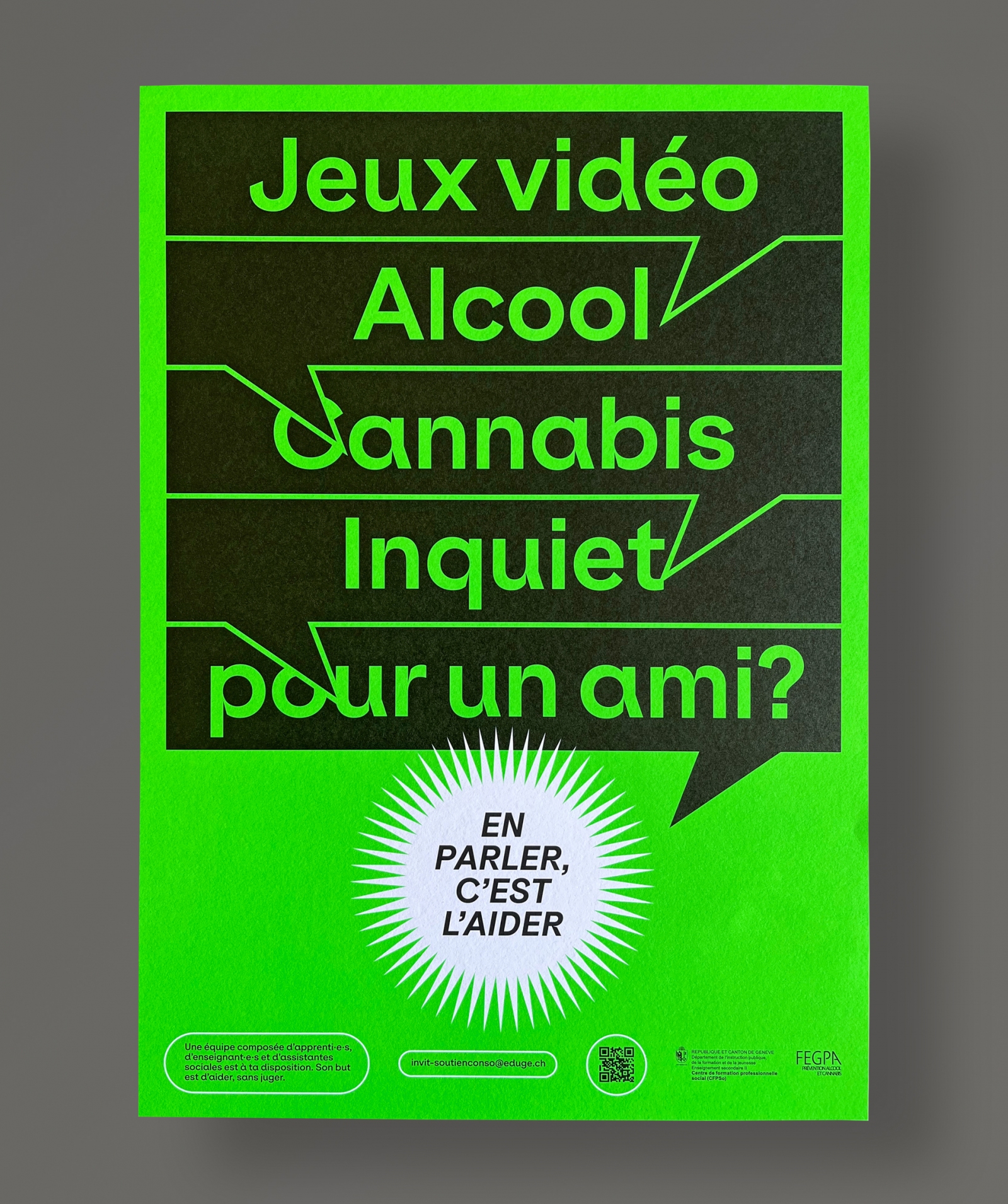FEGPA – Carrefour Addictions - Affiche et dépliant