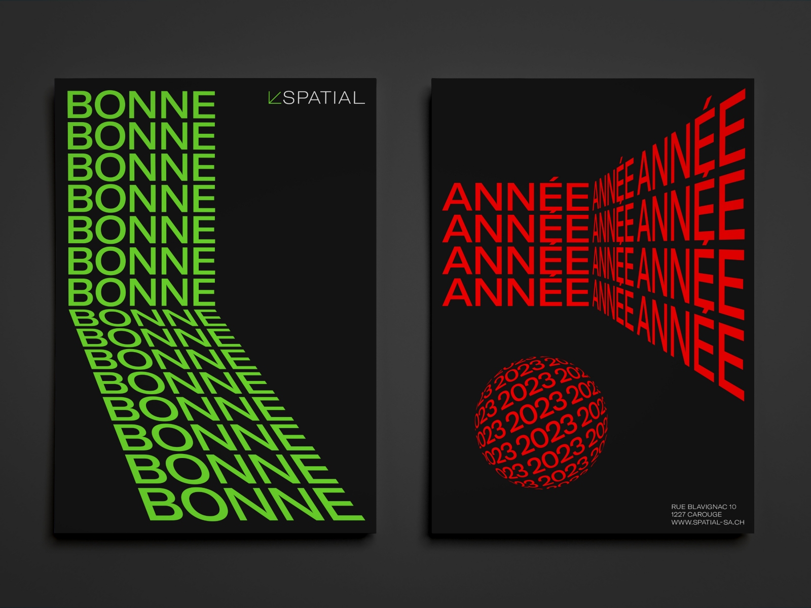 Spatial - Cartes de vœux