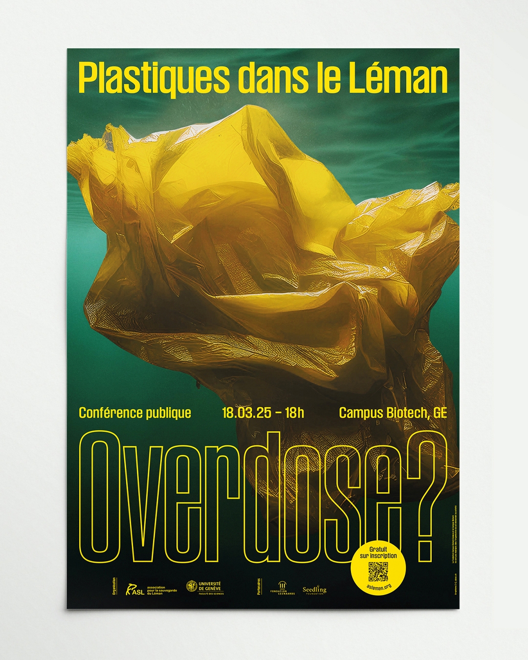 ASL - Association pour la sauvegarde du Léman - Affiche et flyer