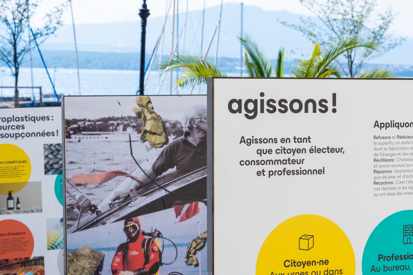 Musée du Léman / Oceaneye - Affiche et panneaux d’exposition, 2022