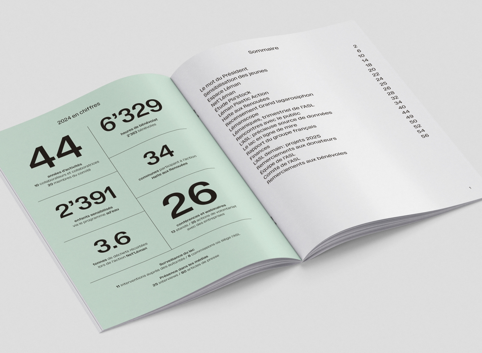 ASL - Association pour la sauvegarde du Léman - Rapport d'activités